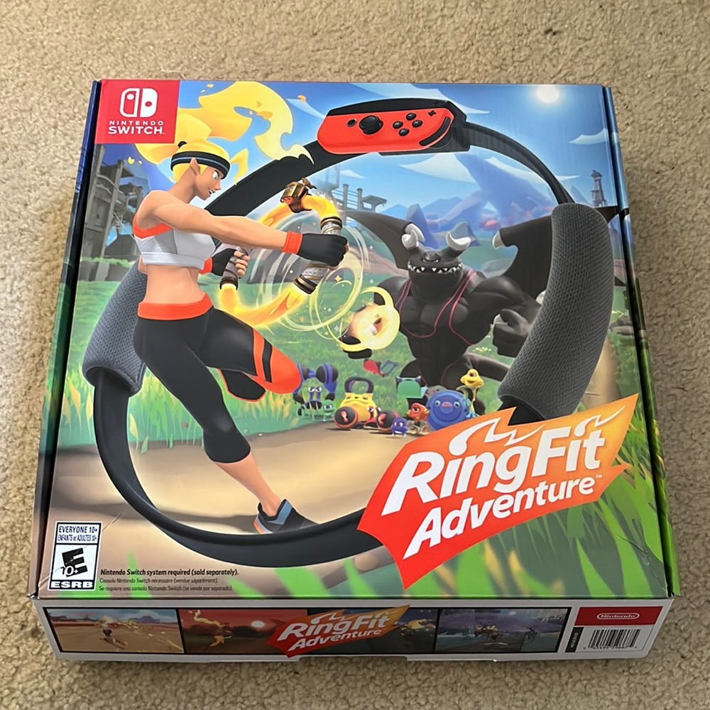 Nintendo Switch Ring Fit Adventure Game